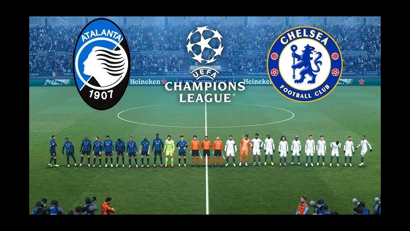 Cầu thủ Atalanta tiếp tục tấn công dữ dội trước hàng phòng ngự của Chelsea